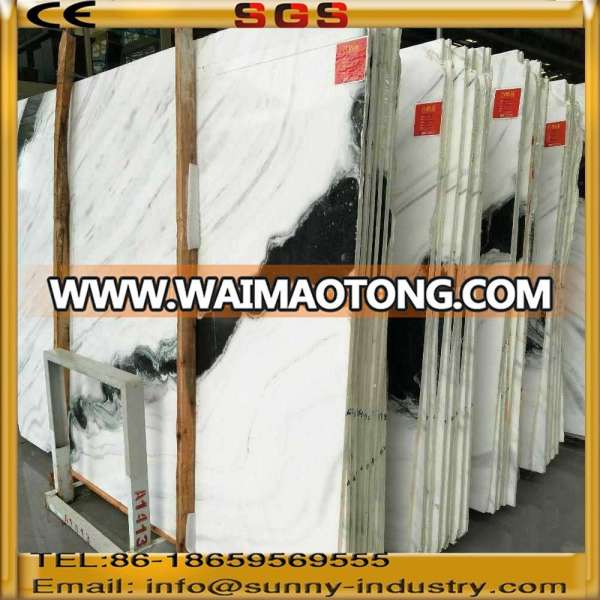 Black wood marble ,Natural stone panda white marble slabs ,marble stone